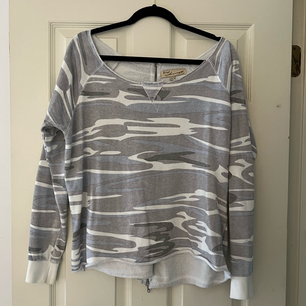 Vintage Havana off the shoulder sweatshirt